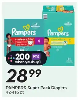 Sobeys PAMPERS Super Pack Diapers offer