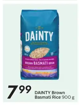 Sobeys DAINTY Brown Basmati Rice offer