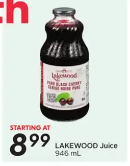 Sobeys LAKEWOOD Juice offer