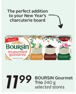 Sobeys BOURSIN Gourmet Trio offer