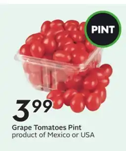 Sobeys Grape Tomatoes offer