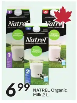 Sobeys NATREL Organic Milk offer
