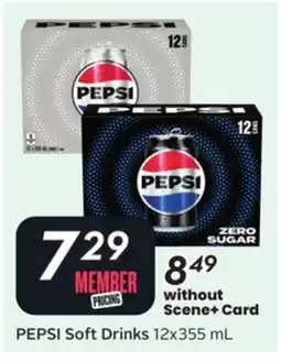Sobeys PEPSI Soft Drinks offer