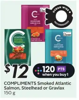Sobeys COMPLIMENTS Smoked Atlantic Salmon, Steelhead offer