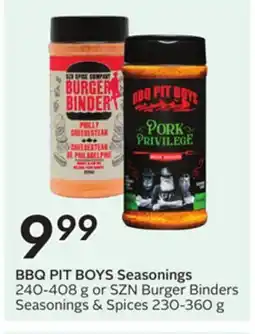 Sobeys BBQ PIT BOYS Seasonings offer