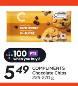 Sobeys COMPLIMENTS Chocolate Chips offer