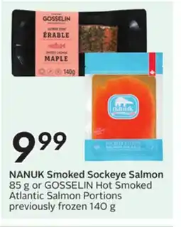 Sobeys NANUK Smoked Sockeye Salmon offer