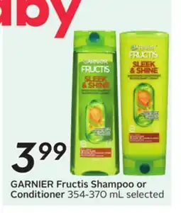 Sobeys GARNIER Fructis Shampoo or Conditioner offer