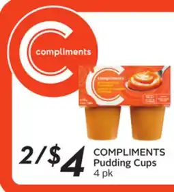 Sobeys COMPLIMENTS Pudding Cups offer
