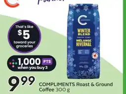 Sobeys COMPLIMENTS Roast & Ground Coffee offer
