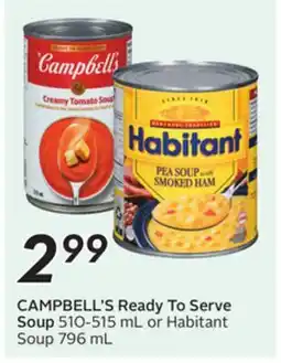 Sobeys CAMPBELL'S Ready To Serve Soup offer
