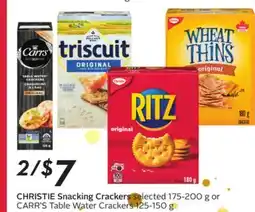 Sobeys CHRISTIE Snacking Crackers offer