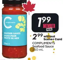 Sobeys COMPLIMENTS Seafood Sauce offer