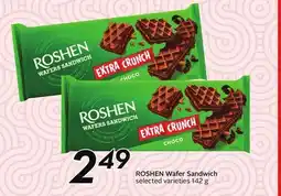 Sobeys ROSHEN Wafer Sandwich offer