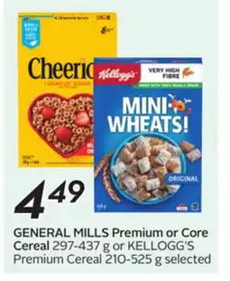 Sobeys GENERAL MILLS Premium or Core Cereal offer