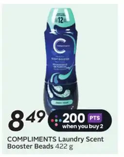 Sobeys COMPLIMENTS Laundry Scent Booster Beads offer