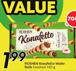 Sobeys ROSHEN Konafetto Wafer Rolls offer
