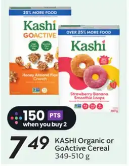 Sobeys KASHI Organic or GoActive Cereal offer