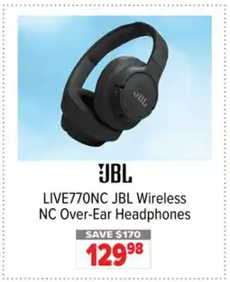 2001 Audio Video LIVE770NC JBL Wireless NC Over-Ear Headphones offer
