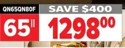 2001 Audio Video QN65QN80F 65 SAMSUNG NEO QLED 4K QN80F VISION AI SMART TV offer