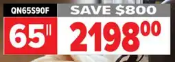 2001 Audio Video QN65S90F SAMSUNG 65 OLED 4K VISION AI SMART TV offer