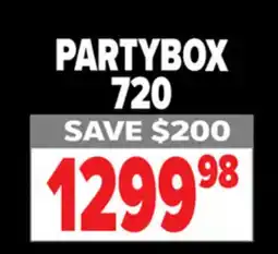 2001 Audio Video PARTYBOX720 JBL Party Box offer