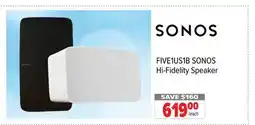 2001 Audio Video FIVE1US1B SONOS Hi-Fidelity Speaker offer