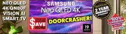 2001 Audio Video QN55QN80F 55 SAMSUNG NEO QLED 4K QN80F SMART TV offer