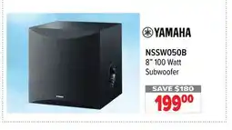 2001 Audio Video NSSW050B 8 YAMAHA 100 Watt Subwoofer offer