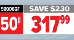 2001 Audio Video 50QD6QF Hisense 50 QLED TV offer