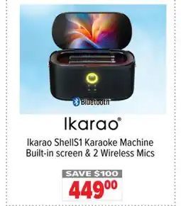 2001 Audio Video ShellS1 Ikarao Karaoke Machine Built-in screen & 2 Wireless Mics offer