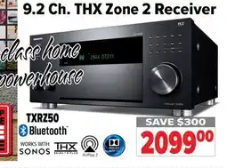 2001 Audio Video TXRZ50 Sonos 9.2 Ch. THX Zone 2 Receiver offer