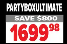 2001 Audio Video PARTYBOXULTIMATE JBL Party Boxes offer