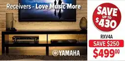 2001 Audio Video RXV4A YAMAHA Receivers offer