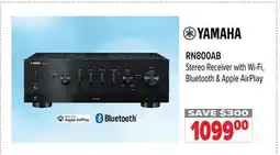 2001 Audio Video RN800AB Yamaha Stereo Receiver with Wi-Fi, Bluetooth & Apple AirPlay offer