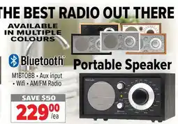 2001 Audio Video M1BTOBB Bluetooth Portable Speaker offer