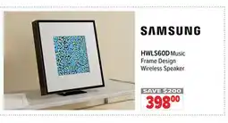 2001 Audio Video HWLS60D SAMSUNG Music Frame Design Wireless Speaker offer