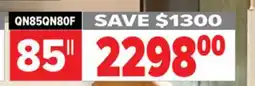 2001 Audio Video QN85QN80F 85 SAMSUNG NEO QLED 4K QN80F VISION AI SMART TV offer