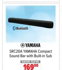 2001 Audio Video SRC20A YAMAHA Compact Sound Bar with Built-in Sub offer