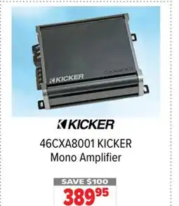 2001 Audio Video 46CXA8001 KICKER Mono Amplifier offer