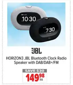 2001 Audio Video HORIZON3 JBL Bluetooth Clock Radio Speaker with DAB/DAB +/FM offer