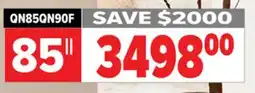 2001 Audio Video QN85QN90F SAMSUNG 85 Neo QLED 4K QN90F Vision AI Smart TV offer