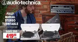 2001 Audio Video ATLP120XB/S audio-technica FULLY MANUAL STEREO TURNTABLE offer