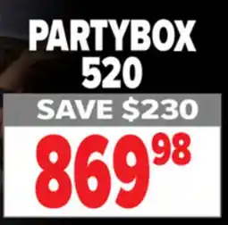2001 Audio Video PARTYBOX520 JBL Party Boxes! offer