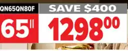 2001 Audio Video QN65QN80F SAMSUNG 65 NEO QLED 4K QN80F VISION AI SMART TV offer