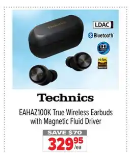 2001 Audio Video EAHAZ100K Technics True Wireless Earbuds with Magnetic Fluid Driver offer