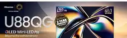2001 Audio Video 55U88GQ Hisense 55 QLED Mini-LED Pro offer