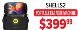 2001 Audio Video SHELLS2 PORTABLE KARAOKE MACHINE offer