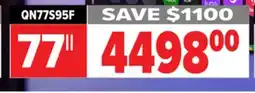 2001 Audio Video QN77S95F SAMSUNG 77 OLED TV offer