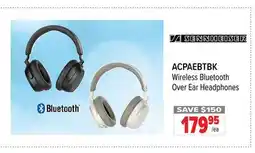 2001 Audio Video ACPAEBTBK SENNHEISER Wireless Bluetooth Over Ear Headphones offer